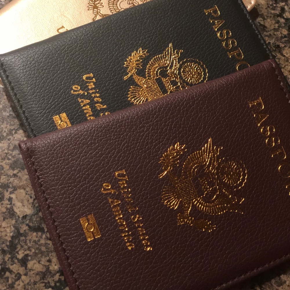Brown Passport Covers